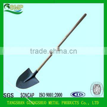 wooden handle carbon steel agriculture shovel