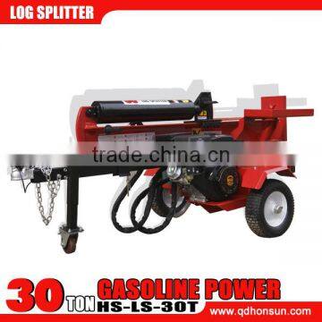 Powered 6.5 HP Honda engine hydraulic horizontal/vertical log cutter