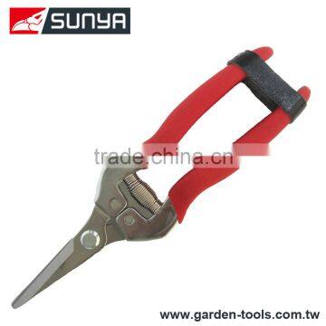 Top quality stainless long straight harvest snips