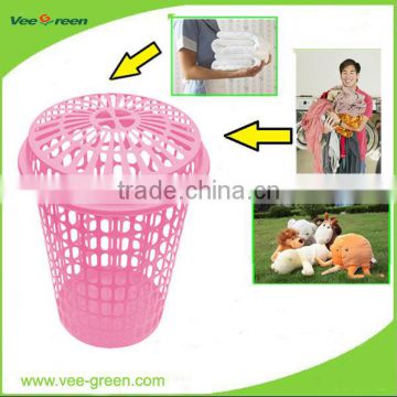 Plastic Laundry Basket/Plastic Laundry Hamper 65L