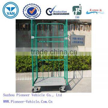 Most Popular Powder Coating Steel Roll Trolley/Roll Cage/Logistics Trolley (ISO SGS TUV Approved )