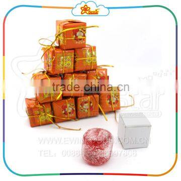 Sugar Coated Cube Shape Gummy Candy