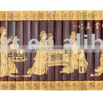 bamboo painting handicraft