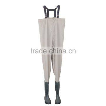 Breathable Chest Wader With Neoprene Sock or PVC Boot photo-2