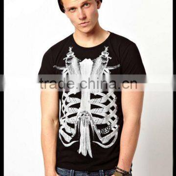 High Quality Cotton Discharge Printing Tshirt Custom Design