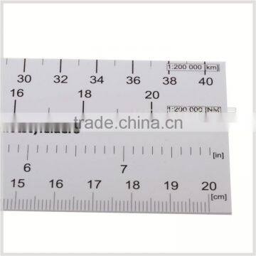Kearing Brand #KNM-6 Nautical Miles Scale Ruler,white and Flexible Plastic photo-3