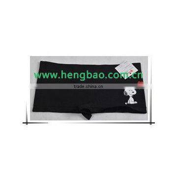 seamless underwear black boyshort