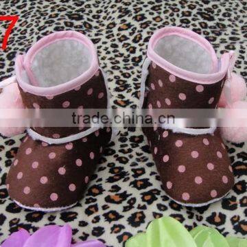 Popular leopard baby boots cheap baby shoes wholesale