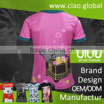 Custom Design Polyester T-shirt Sublimation With 3D Printing for Sports Jersey photo-4