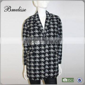 2014 ladies fashion embroidery high-end long coat new designed knitted coats