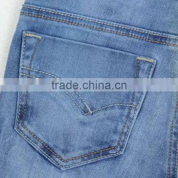Boys Acid Blue OEM/Wholesale HIGH-END100% Cotton Jeans Kids Fashion Denim Jean photo-5