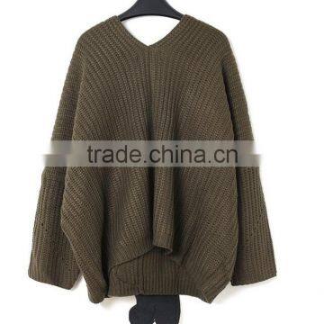 M1209 Runwaylover 2016 Latest Design Fashion Ladies V-neck Sequin Cartoon Figure Letter Pattern Sweater photo-4