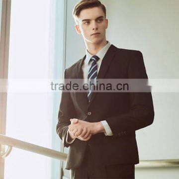 OEM custom made men business suits stock black plus size suit for man