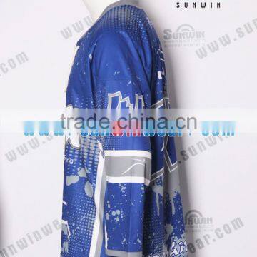 Custom 100% Polyester Hockey Jerseys Team Hockey Jersey on Sale photo-2