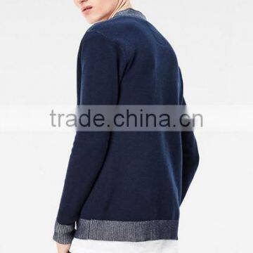 Man Basic v Neck Button up Thin Knitted Sweater Cardigan With Best Quality photo-3