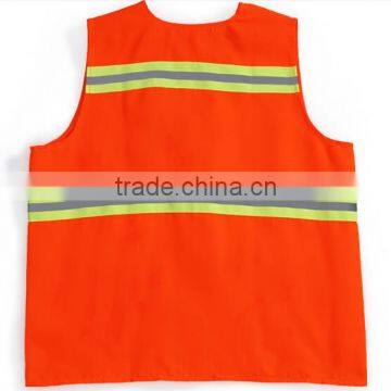 Customized Logo High Visibility Mesh Reflective Safety Vest With Pocket photo-2