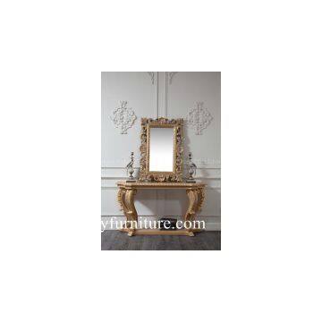 Wall table console table with mirror table decorations classic table Italian style AO301