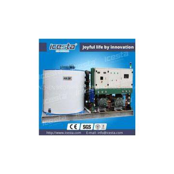 Brine Water Flake Ice Machine On Board 10t/24hrs