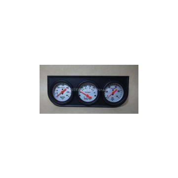 Utrema Triple Gauge Set, water temp/volt/oil press gauge