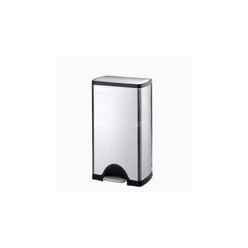 Stainless Steel Foot Pedal Kitchen Trash Dust Bin