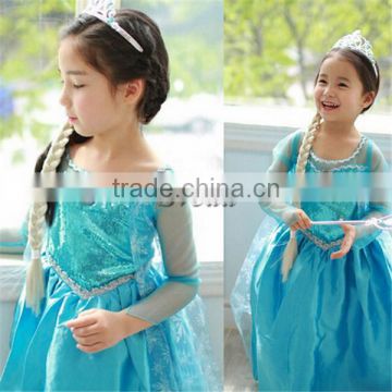 Frozen Elsa Party dress wedding dress Party cosplay dress for girls