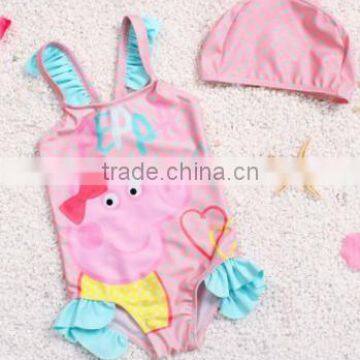 2017 fast shipping toddle girls swimwear young girl swimwear kids girls swimwear