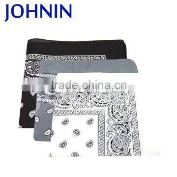 No Moq Custom Printing 50*50cm High Quality Paisley Bandana for Sale