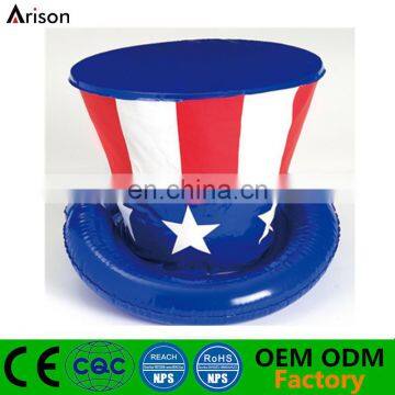 Factory OEM customizable inflatable hat for promotional gifts