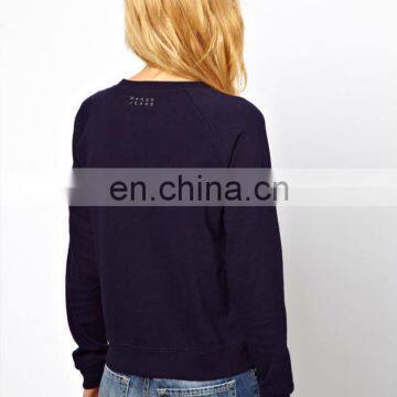 CHEFON Gem Pocket Ladies Long Sleeve Sweat Top CAH0052 photo-3