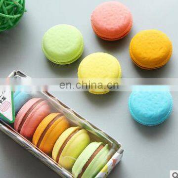 5 pieces/set biscuit eraser creative cute eraser school student cheap supplier