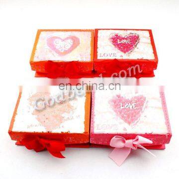 wholesale christmas heart jewelry box