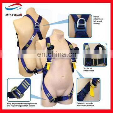 retractable safety belt full body harness lanyard