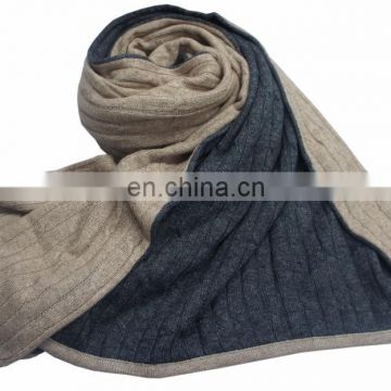 Knitted Double Face cashmere pashmina wool shawl/Knitted Pashmina Shawls/Stoles