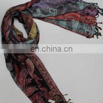 Viscose Pashmina Jamawar Shawls 2016 photo-3