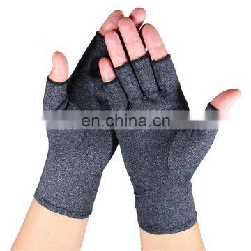 Maxsharer Fingerless Copper Gloves Medical Support Gloves Compression Hands Arthritis Gloves photo-4