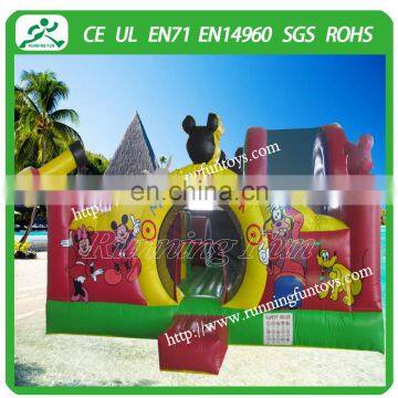 2015 giant inflatable amusement entertainment park, inflatable lovely cartoon castle