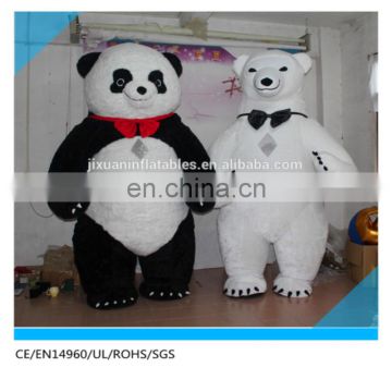 inflatable fur panda suit costume fur costume