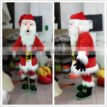 HI CE christmas decorating funny mascot costume for adult size,Santa Claus clothes for hot sales