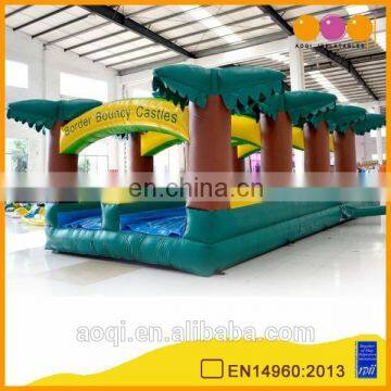 AOQI products with free EN14960 certificate double inflatable water slideway