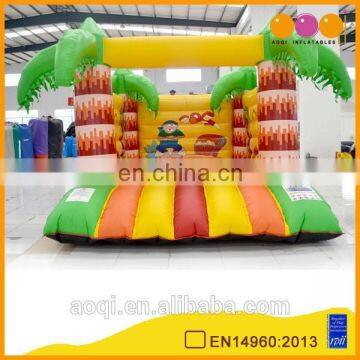 2015 hot sale palm tree giant inflatable jump bouncers for kids for sale