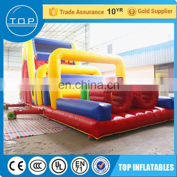 Trade Assurance bouncy castle outdoor course equipment inflatable floating obstacle for kids and adults