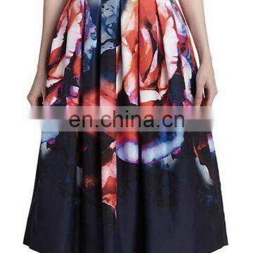 HOT SALE AMEICA POPULAR PRINTING FLORAL STYLE FASHION SUMMER WOMENS SKIRT