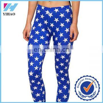 Yihao Trade Assurance Summer Printed Leggings for fashion Women bulk gym Skinny Stars Galaxy Leggings 2015