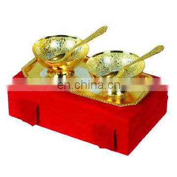 Fashion Design Silver Plated Fruit Bowl For Home Decoration