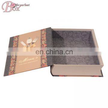 Special Cardboard Book Shaped Travel GIft Packaging Box