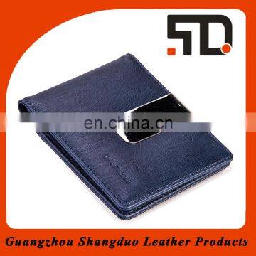 Excellect Handcraft Best Leather Human Leather Wallet Wholesale Money Clips