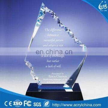 2016 Promotional Products Acrylic Trophy, Acrylic Award, Plastic Acrylic Trophy