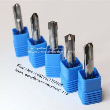 PCD Straight Shank Reamer,PCD Diamond Tools Marble Stone CNC Carving Tools 0.4mm photo-4