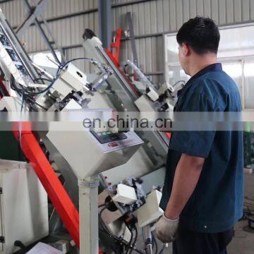 Aluminium Window Door Making Automatic Four Corner Crimping Machine