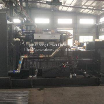 560kW SDEC Diesel Engine Generator With 1250A Change-Over Switch for Building Back-up Power Supply